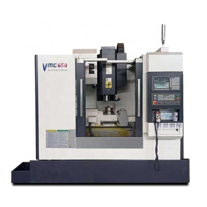 Centro di lavoro verticale CNC con mandrino Taiwan VMC650, fresatrice 0