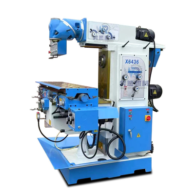 cima manuale verticale X6436 del banco della fresatrice del metallo 750w