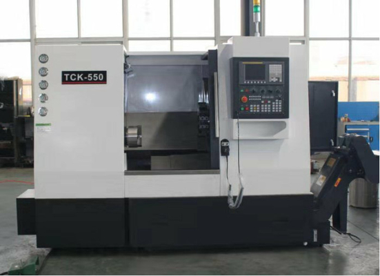 TCK550 Letto inclinato CNC Tornitore a tornitura di metallo 550mm di diametro