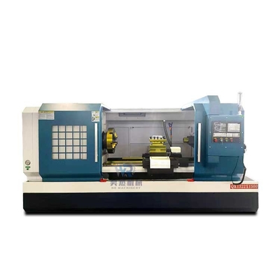 Qk1322 Doppia manica a scatto orizzontale a letto piatto CNC automatico per il tornitorio per tubi per metallo