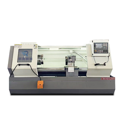 380V Ck6163 Torni automatici CNC orizzontali con foratura a fusione di 105 mm